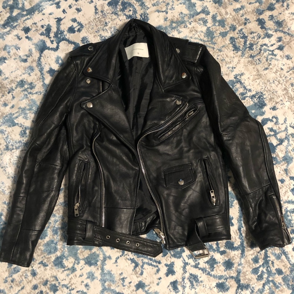 Sustainable leather jacket by Deadwood